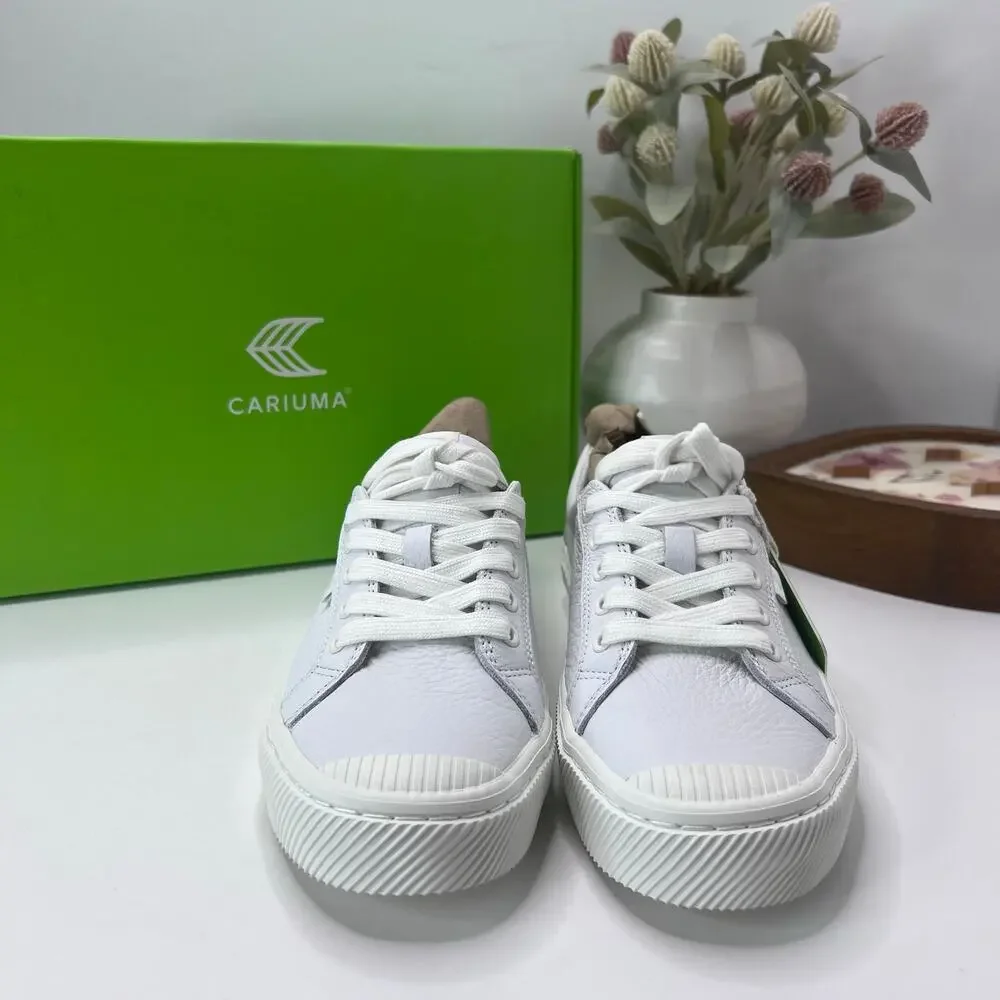 Cariuma OCA Low Casual Leather Sneaker White Women's 8M NWB - Picture 2 of 10